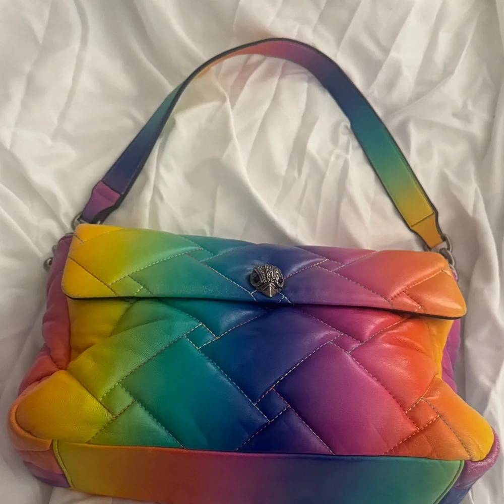 Kurt Geiger Multicolor Quilted Shoulder Bag - Picture 3 of 8